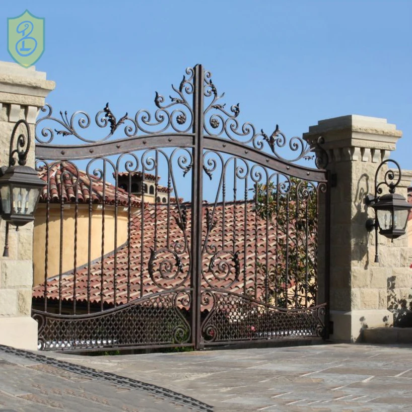 Manufacture Outdoor Garden Wrought Iron Gate Paint Colors High Quality