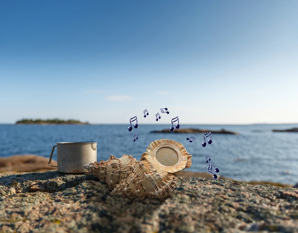 Conch Art Bluetooth Speaker Decoration HD Stereo Sound Original Seashell Cheap Best Gift for Home Office Bookshelf Wireless