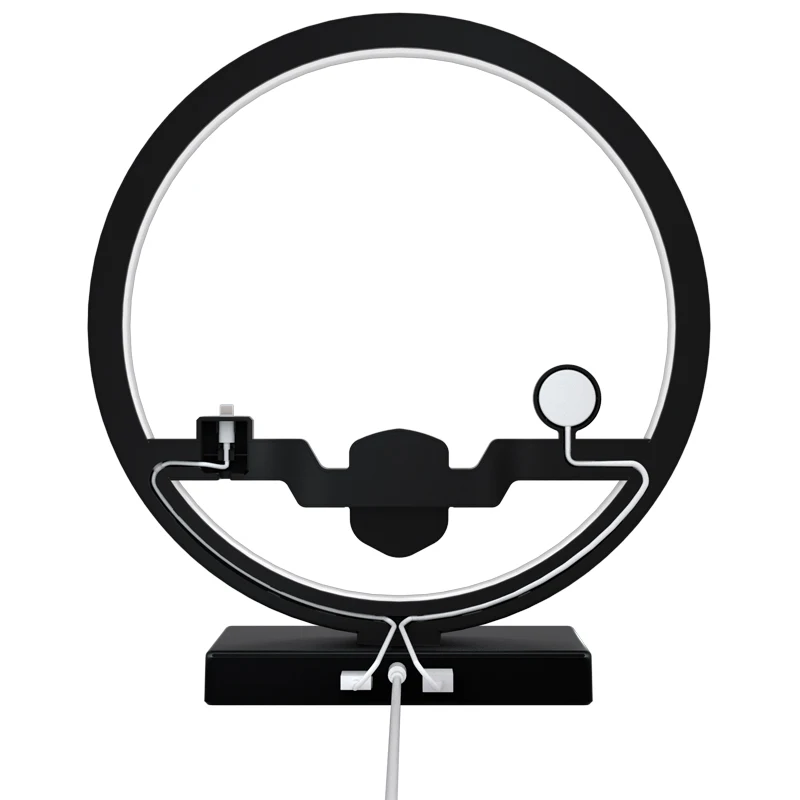 Новые продукты, многофункциональное Беспроводное зарядное устройство 3 в 1 Qi, док-станция со светодиодной настольной лампой для Apple Watch, Airpods Phone 11