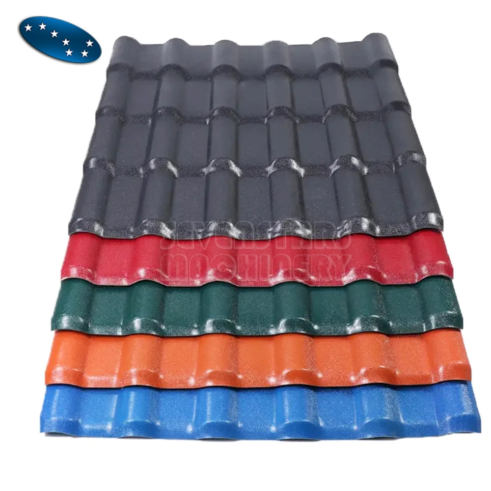 Sevenstars Roof Tile Making Machine PVC ASA Glazed Tile Production Line Plastic Sheet Plant Equipment Machinery