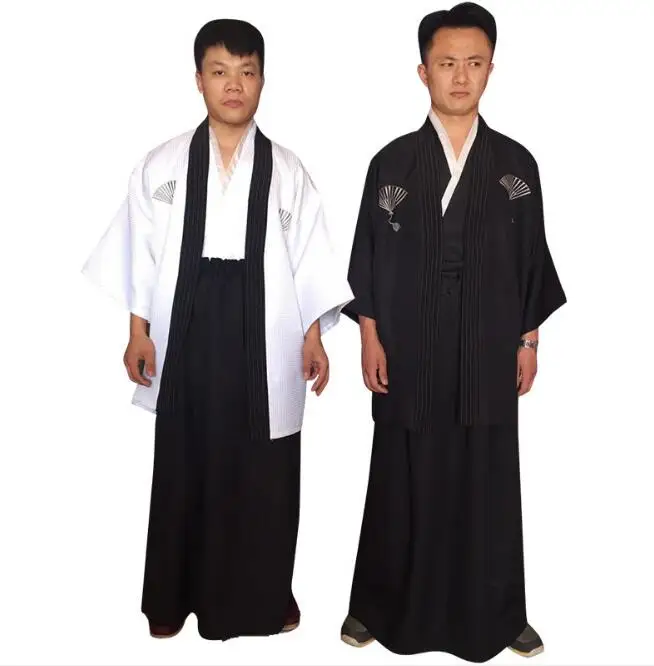 Ecowalson Japanese Kimono Samurai Hakama Bushi Mens Uniform - Buy ...