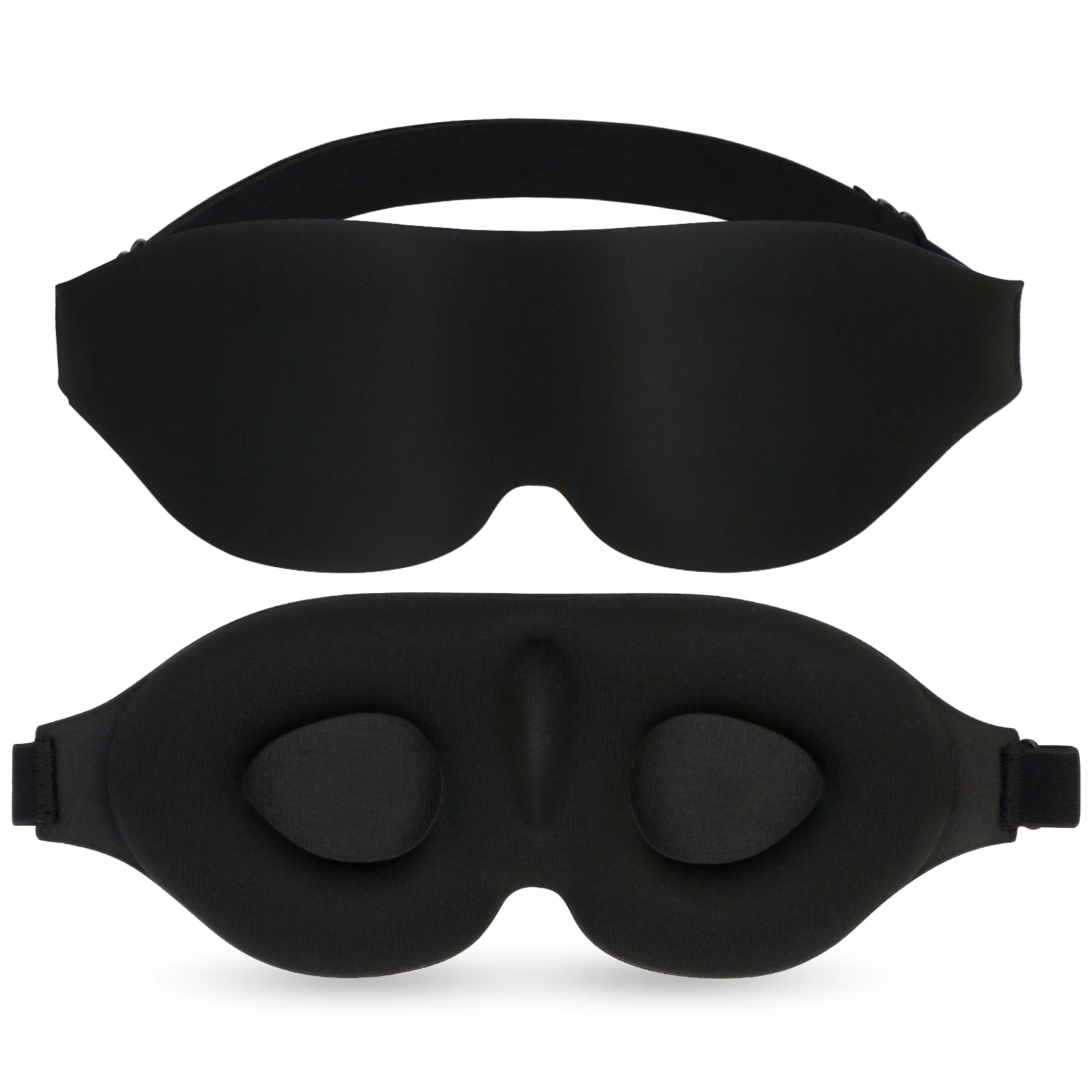 3d Contoured Cup Sleeping Eye Mask & Blindfold Soft Comfort Eye Shade ...