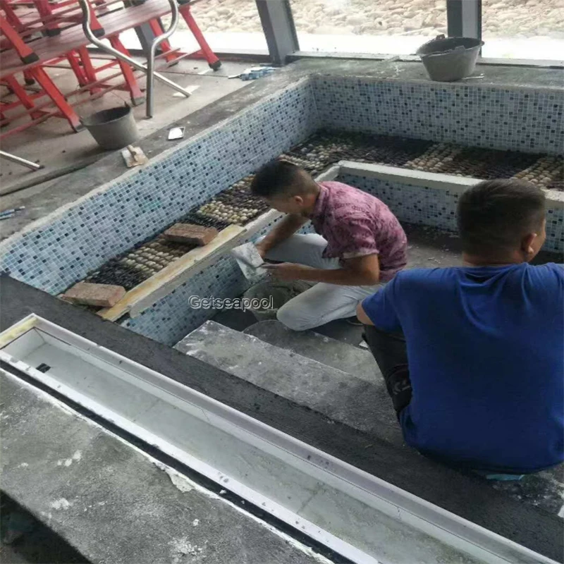 Factory Supply Plastic Guide Rail for Pool Drain Cover Swimming Pool Equipment Corner Fix Side for Overflow Grating