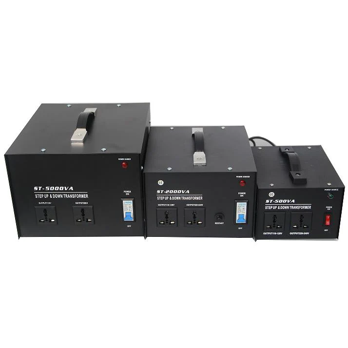 業務用 変圧器 ST-5000 トランス110Vto220V ブレーカー 高電流