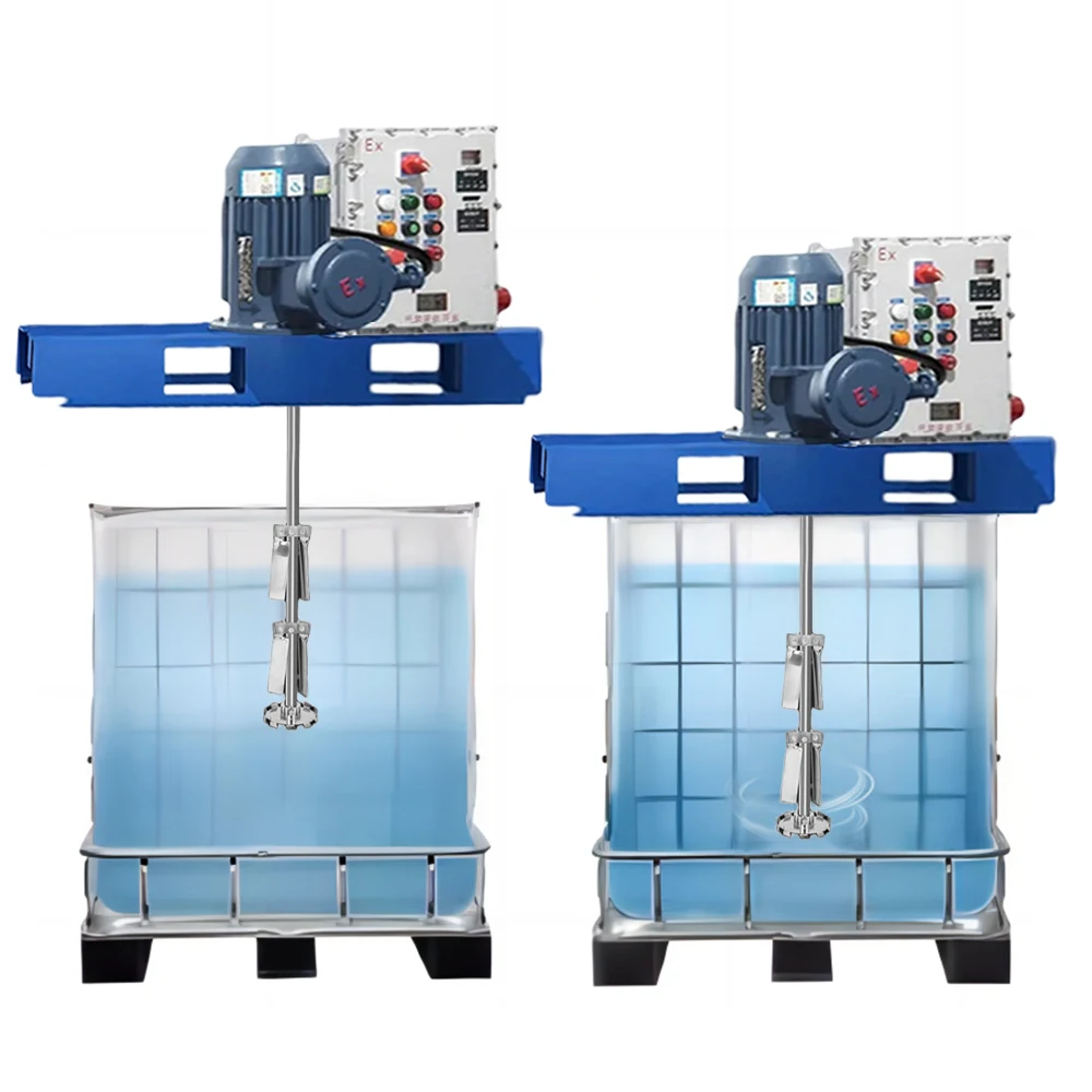 High Quality 1000 Liter IBC Containers Mixer Ibc tank Electric Mixer
