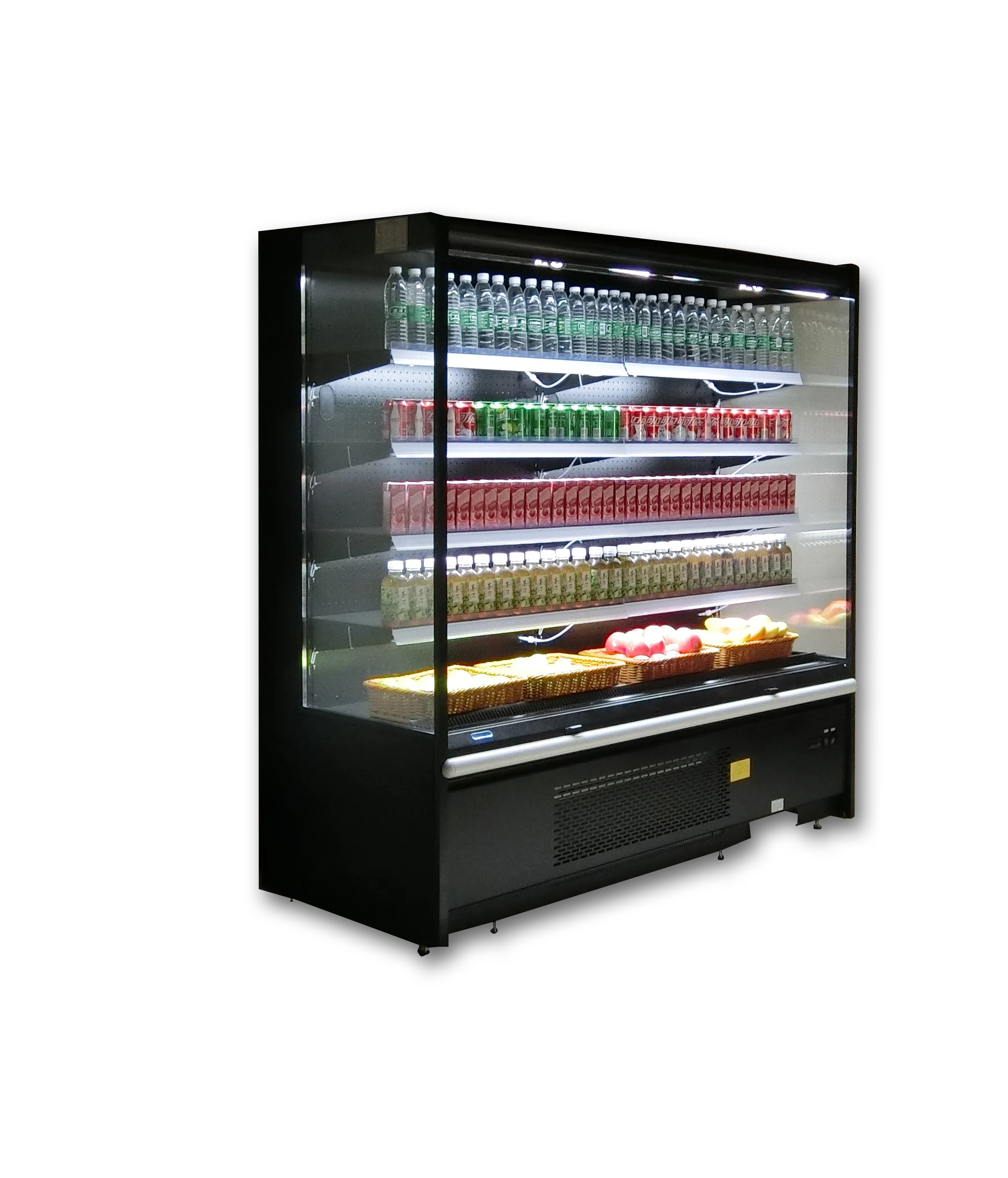 Open Upright Commercial Vegetable Display Chiller