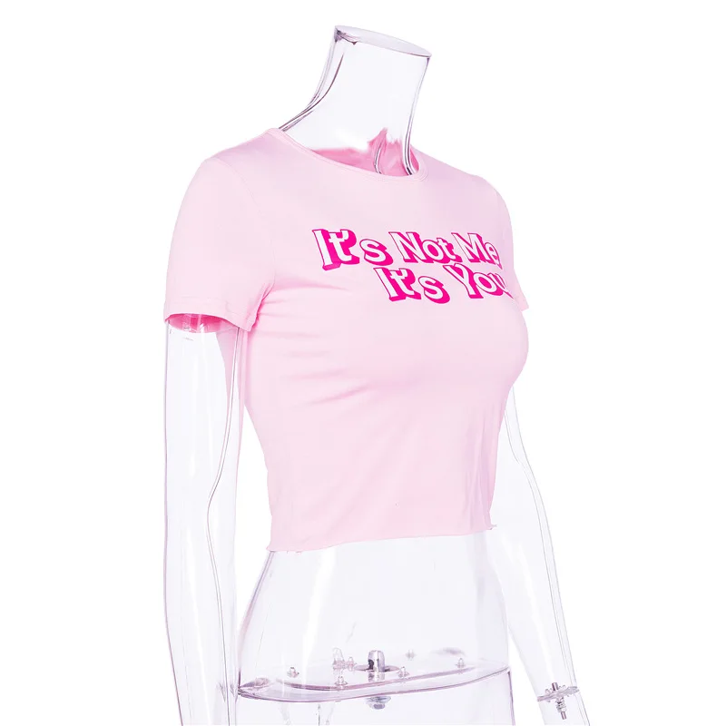 tight New Summer Spring women T-Shirt Casual Tee Shirt Femme Tees Cotton  tshirt Pink Slim Top short sleeve female T-shirt joker - Price history &  Review, AliExpress Seller - SMOON Store