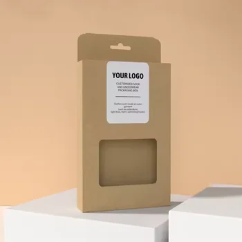 Wholesale Kraft Paper Box for Underwear Socks Panties Packaging Glossy Lamination Eco-Friendly Recycled Materials