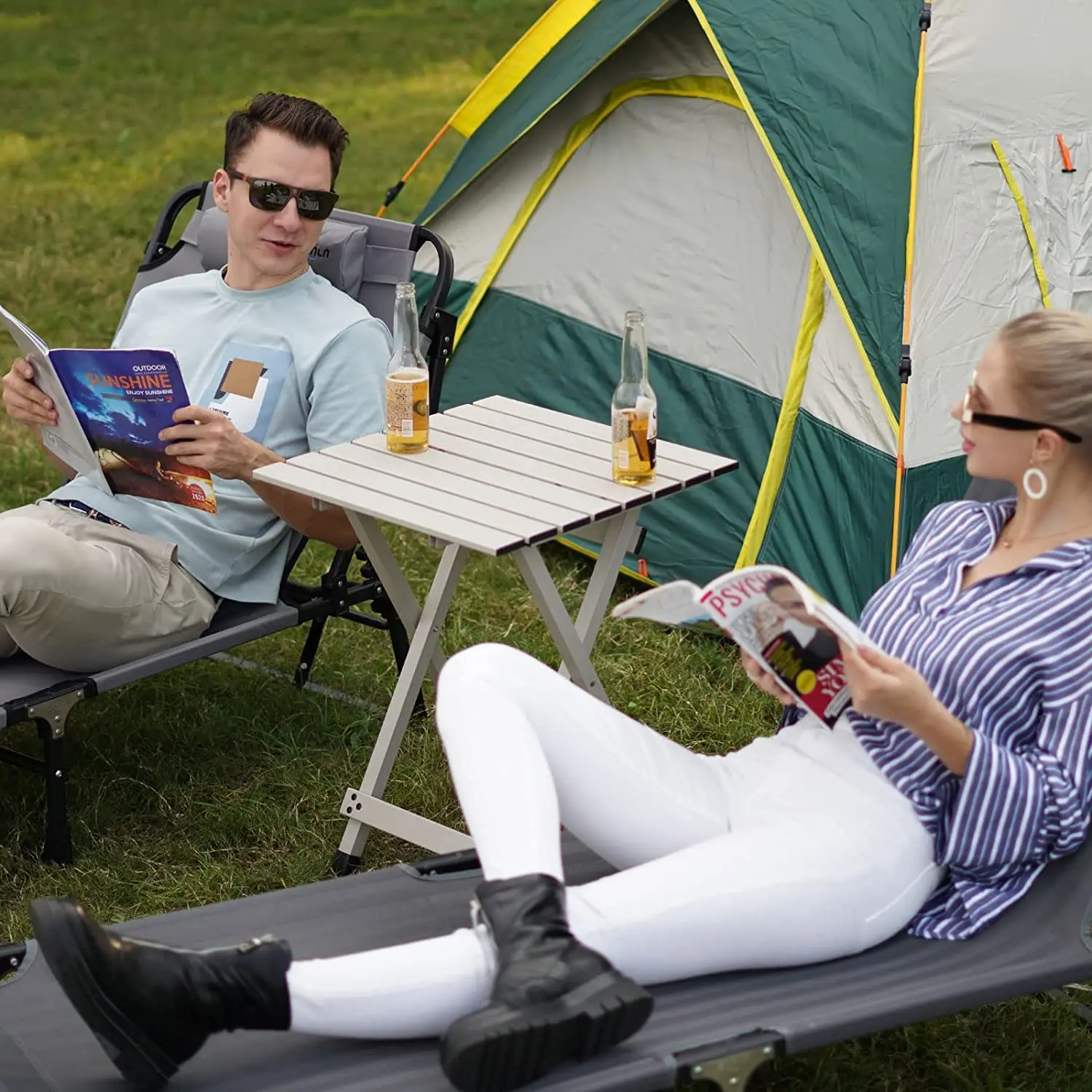 Warehouse camping fashion table