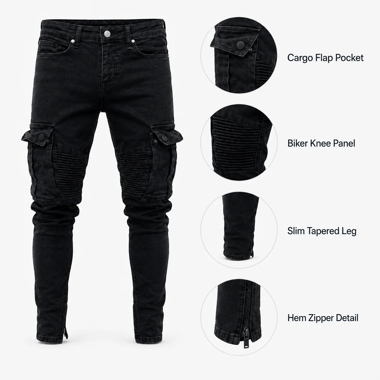 Custom OEM Manufacturer Fashion Custom Clothes Multi Long Work Trousers Casual Plus Size Men Cargo Pants