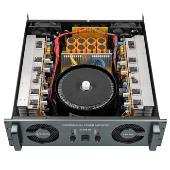 LS1200 2 Channel Class D 2u Professional Stage Speaker Amplifier 1200W Professional Amplifier