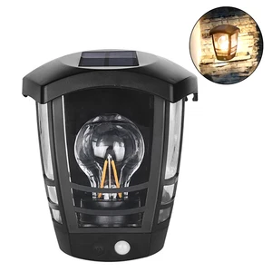 Vertak 1200mAh Solar Outdoor Lamp Motion Sensor IP44 Waterproof Landscape Solar Led Garden Lamp with 4.5m Sensing Distance