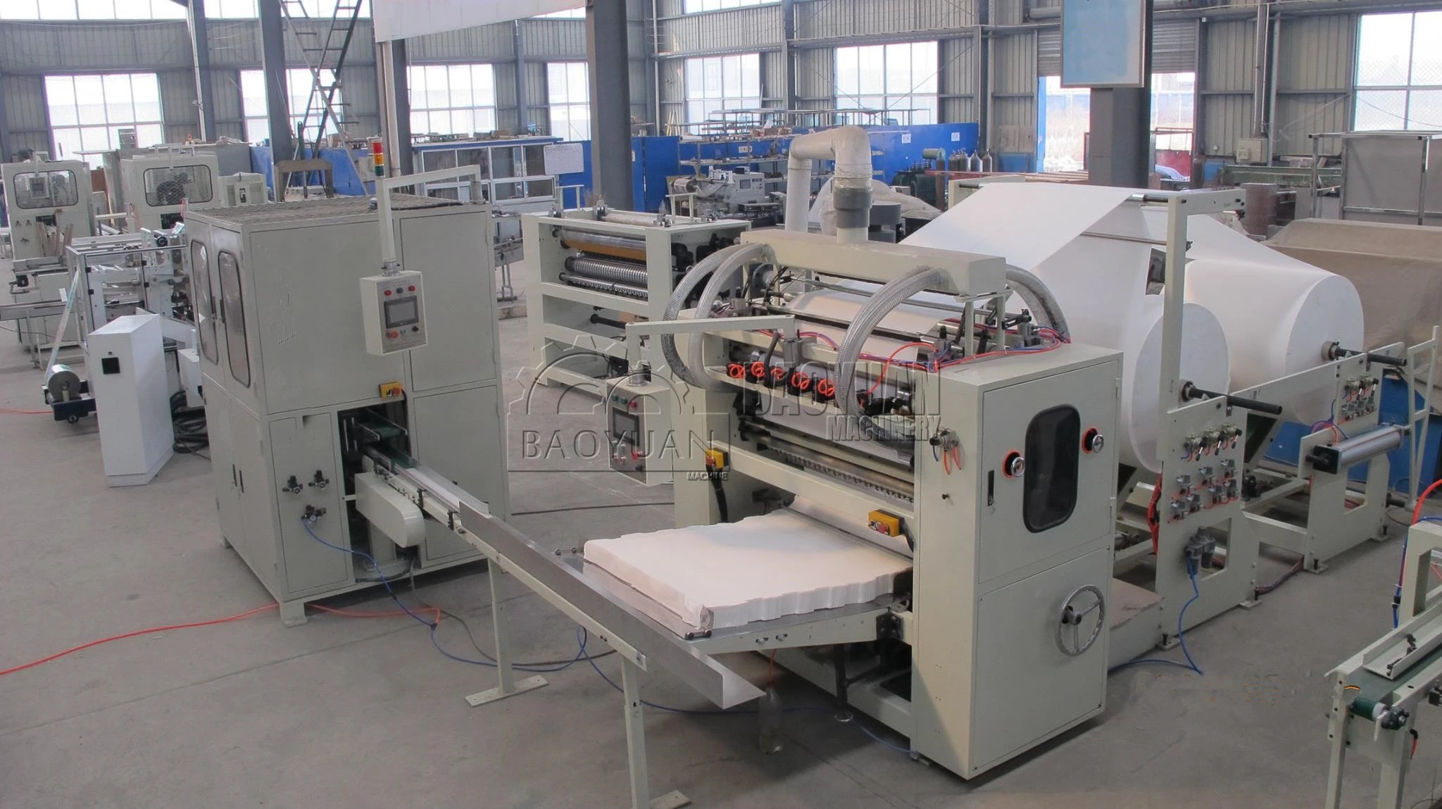 Automatic Paper Processing Machinery Toilet Tissue Paper Making Machine Toilet Paper Roll Making