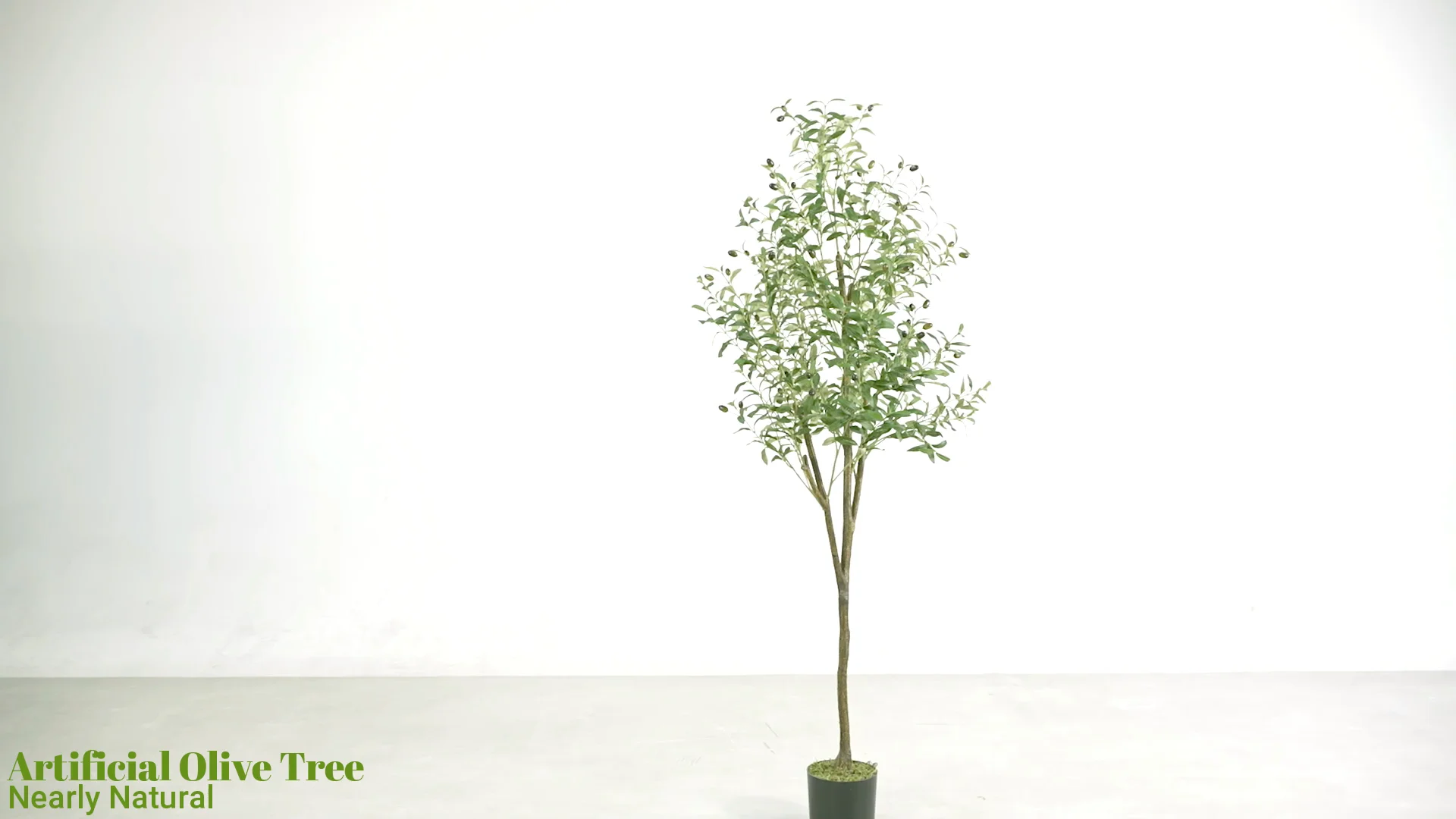 Nearly Natural Assemble Fake Olive Branch Leaves Tree Outdoor Large Artificial Trees For Sale