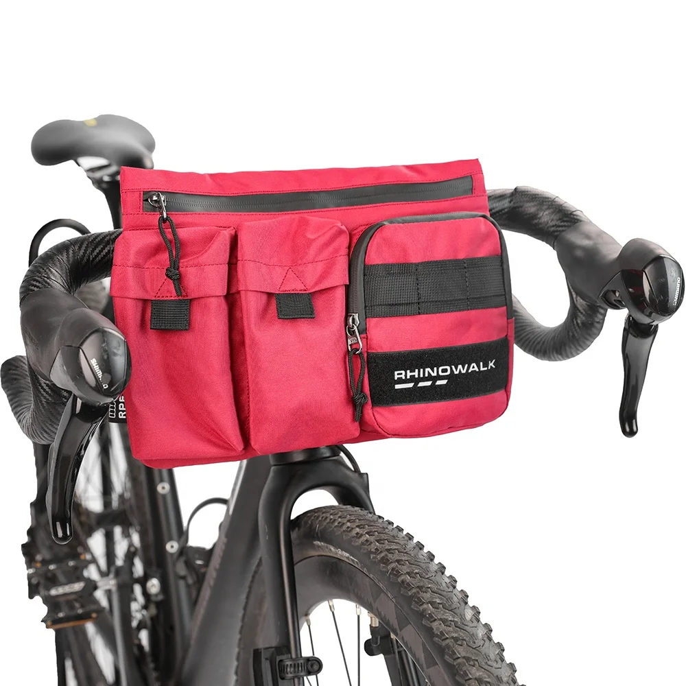 Rhinowalk RPET Material Bike Handlebar Pouch Eco Commuter Front - Main Image