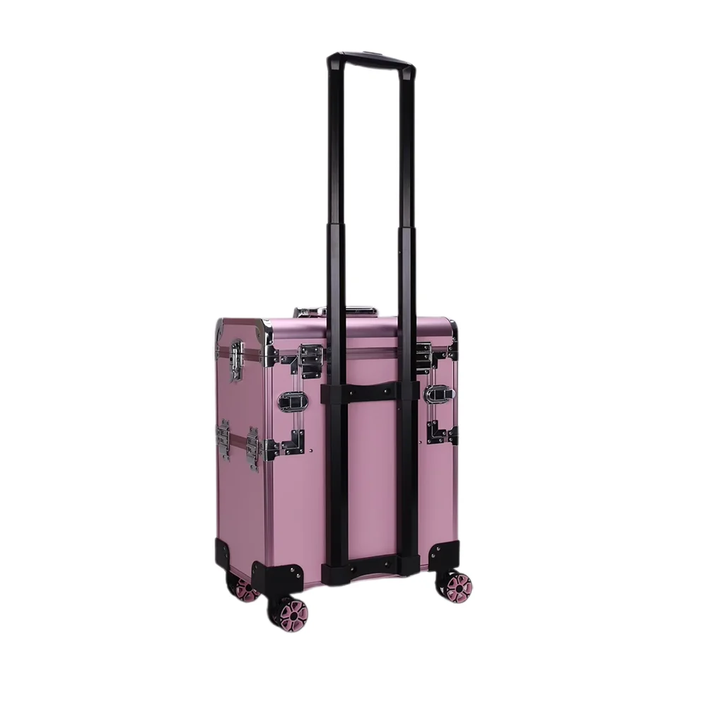 manicura maletin maquillaje con ruedas