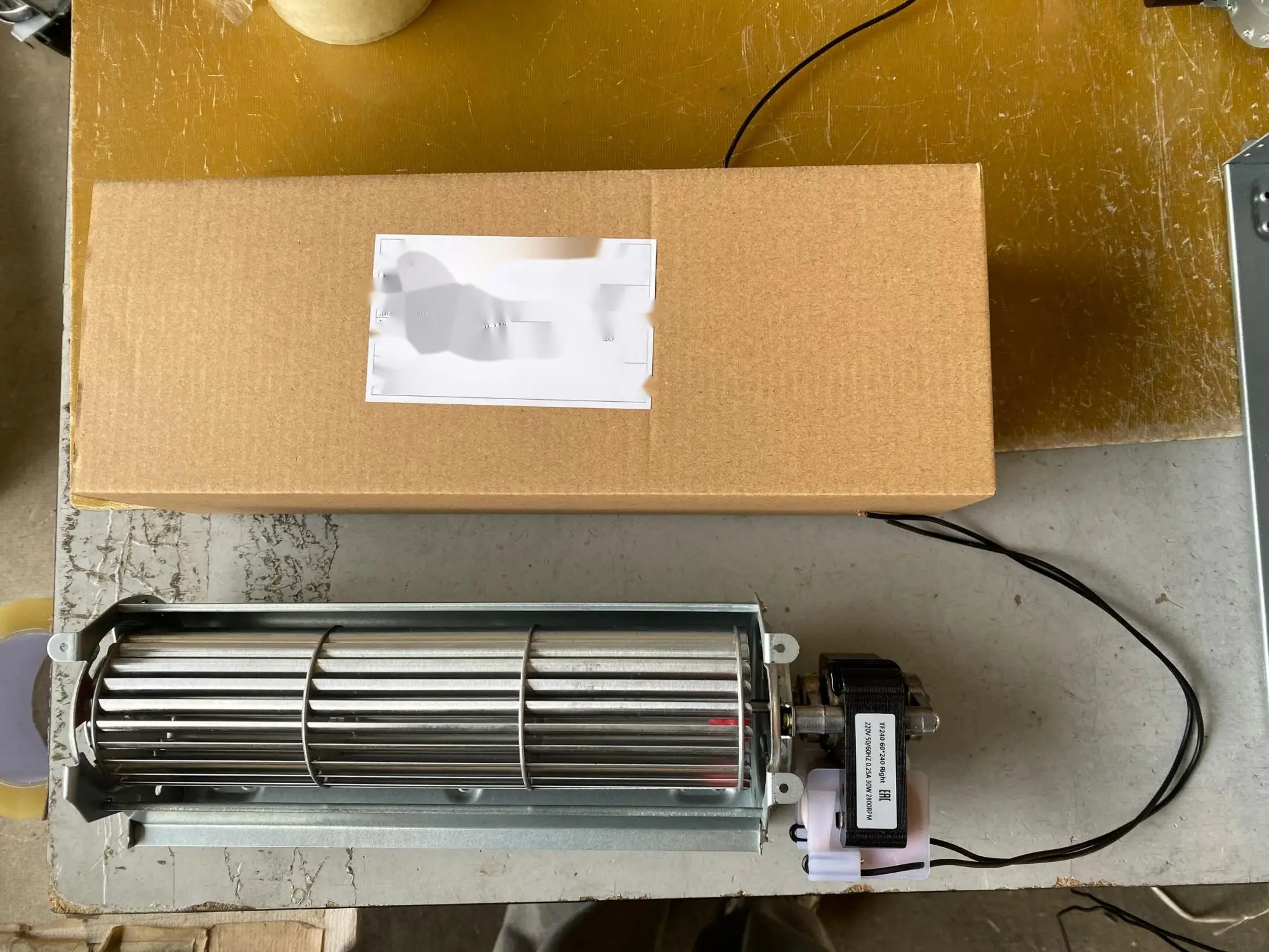 Aluminium Cross Flow Fan, 30mm, 40mm, 45mm, 50mm - detail 12