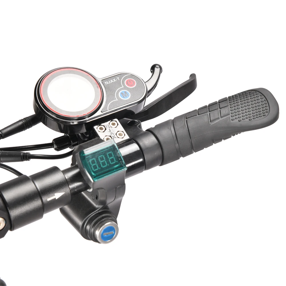 1200 Вт Двойной Мотор Складной электрический скутер с 11-дюймовый внедорожные широкие шины