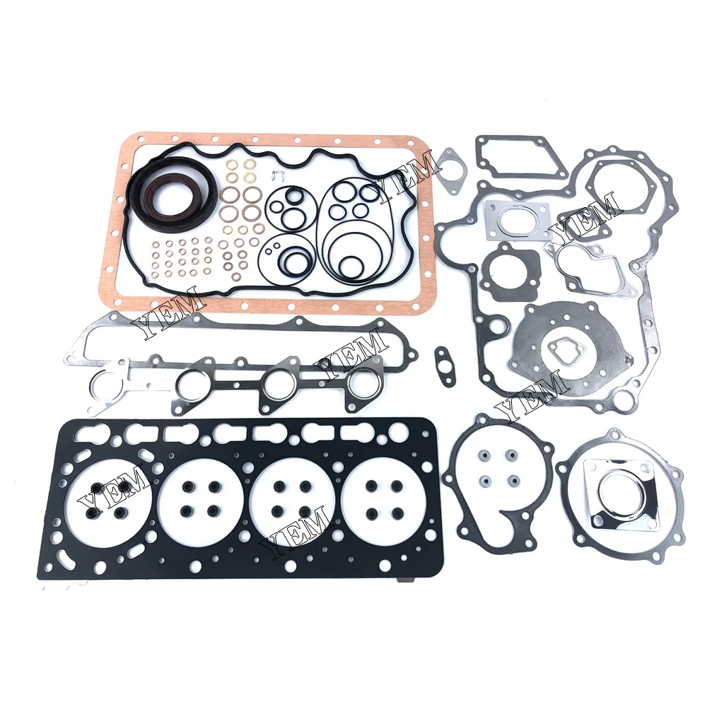 Whole Sale 1 Set of New for Kubota V3800 V3800DI 16-Valves ( 16V ) Overhaul Full Gasket Set