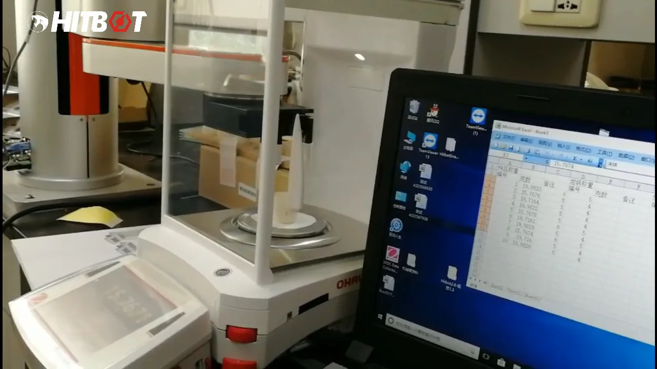 Hitbot Robot Arm High Speed Fully Automated Pipetting Machine Cans