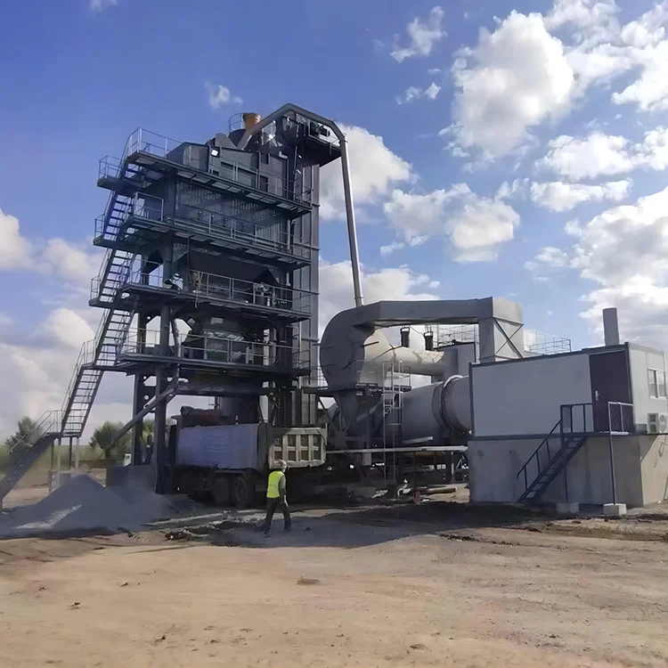 High Output German Asphalt Plant Forced Mixing Asphalt Plant