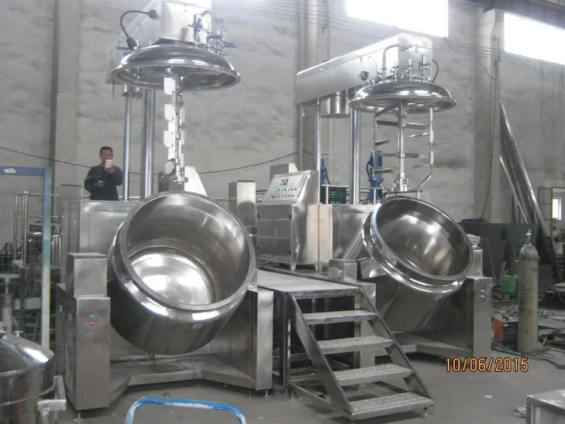 
Косметический вакуумный гомогенизирующий смеситель с эмульгирующим баком для крема, лосьона, мазь, геля 