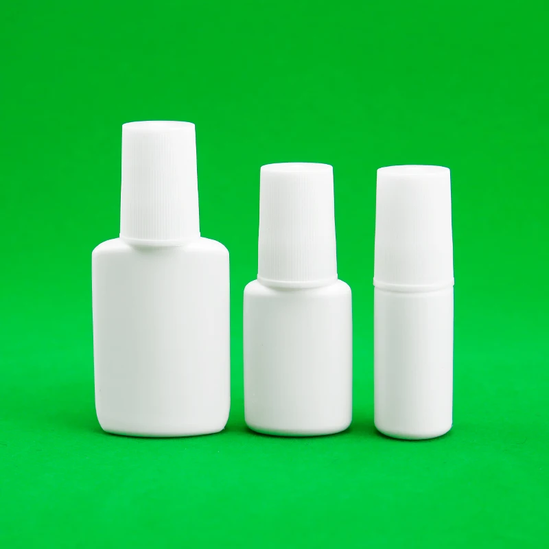 product matte nail polish bottle white with brush 15ml free ldpe dropper hdpe chemical plastic petrol bottle with spout beauty industry-33