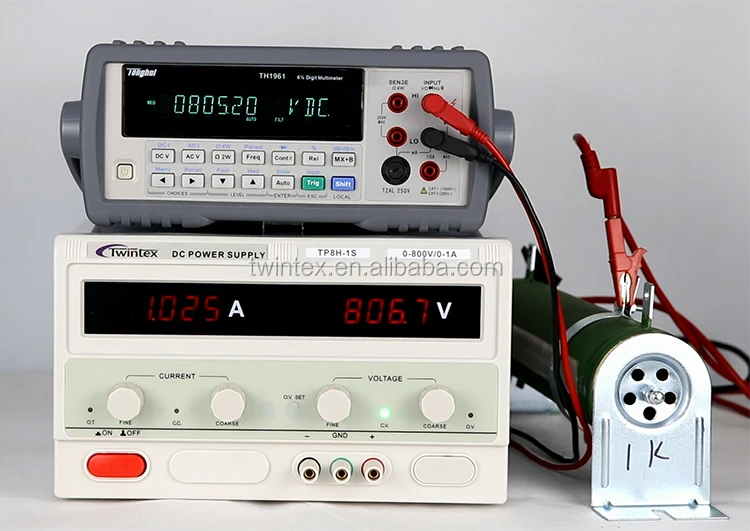 Twintex Fuente 1000W Switched 4 Digits LED Display Adjustable 100V 10A Variable DC Power Supply