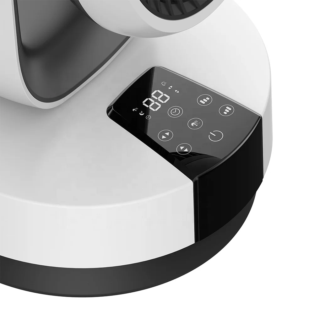 3D Oscillating Smart Table Fan AI Speed Adjust Turbo Circul Fan 10 Inch Portable Air Circulation Fan for Room
