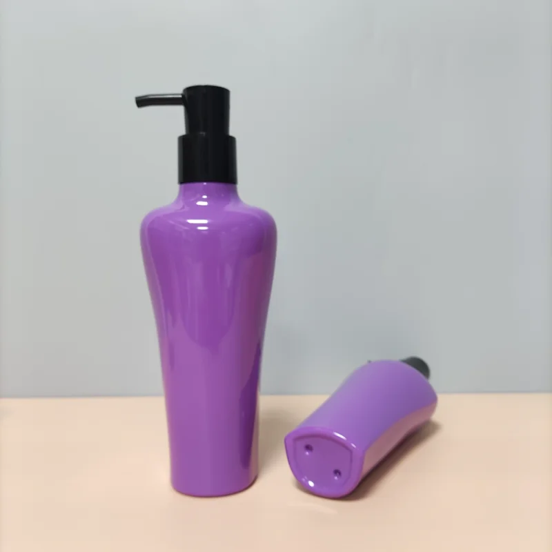 380ml 550ml Unique Shape Shampoo Shower Gel Lotion Bottles With Pump