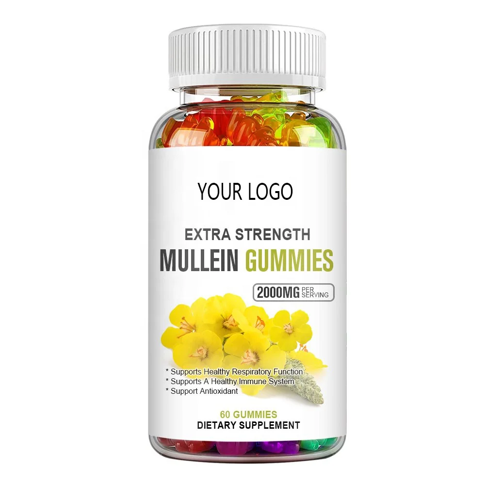 Mullein Gummies With Vitamin D3 And Ashwagandha Lung Cleansing & Detox