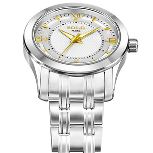 Royal Elegance Ronda Brand ODM Supply Ladies' Classic Luxury Quartz Movement Watch 35mm Dial Diameter Stainless Steel Business