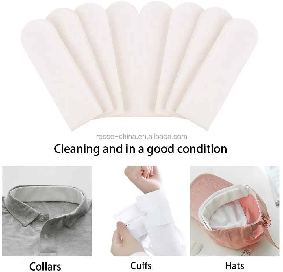 hat sweat liner-reusable washable sweatband anti-stain