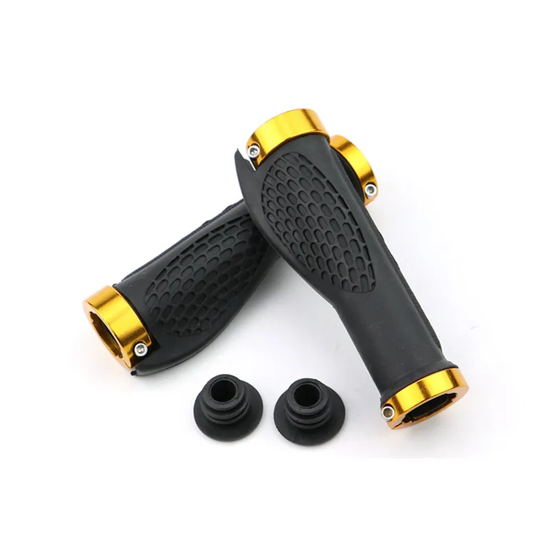 Rubber 22.2mm Handle Grips For Bicycle Nonslip Bicycle Handle Lockable Mountain Bike Handle Bar