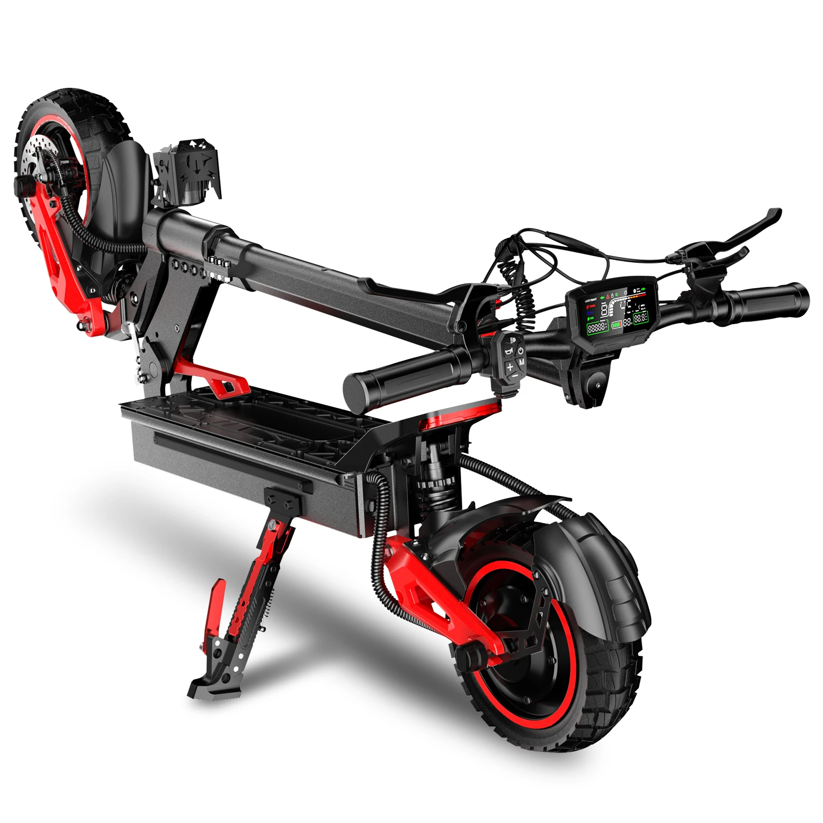 Foldable Two-Wheeled Adult Escooter 1600w US EU Warehouse J15 MAX Electric Scooter 48v 18ah Off Road Electric Scooter