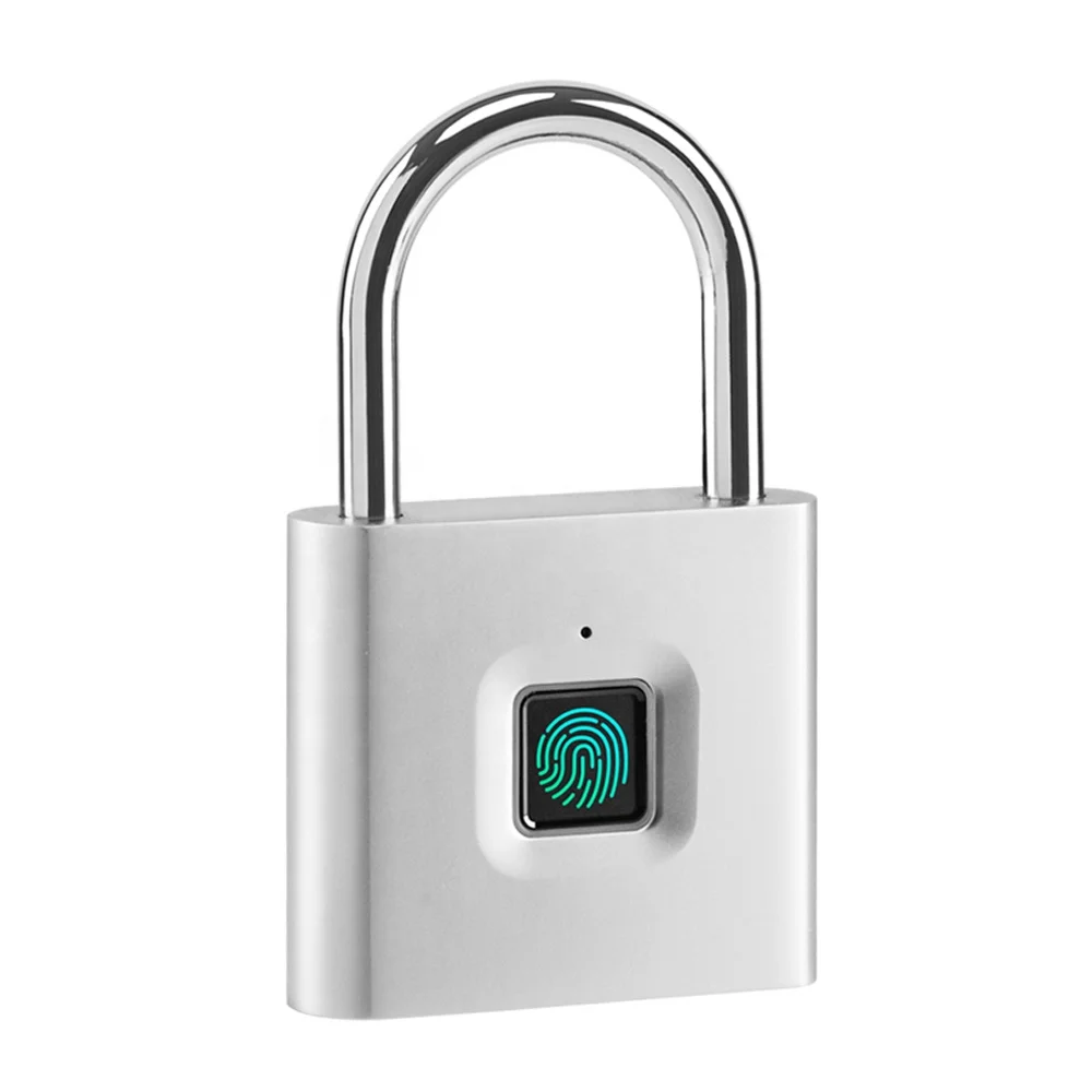 Современный Смарт отпечатков пальцев навесной мини водонепроницаемый биометрический топ безопасности замок