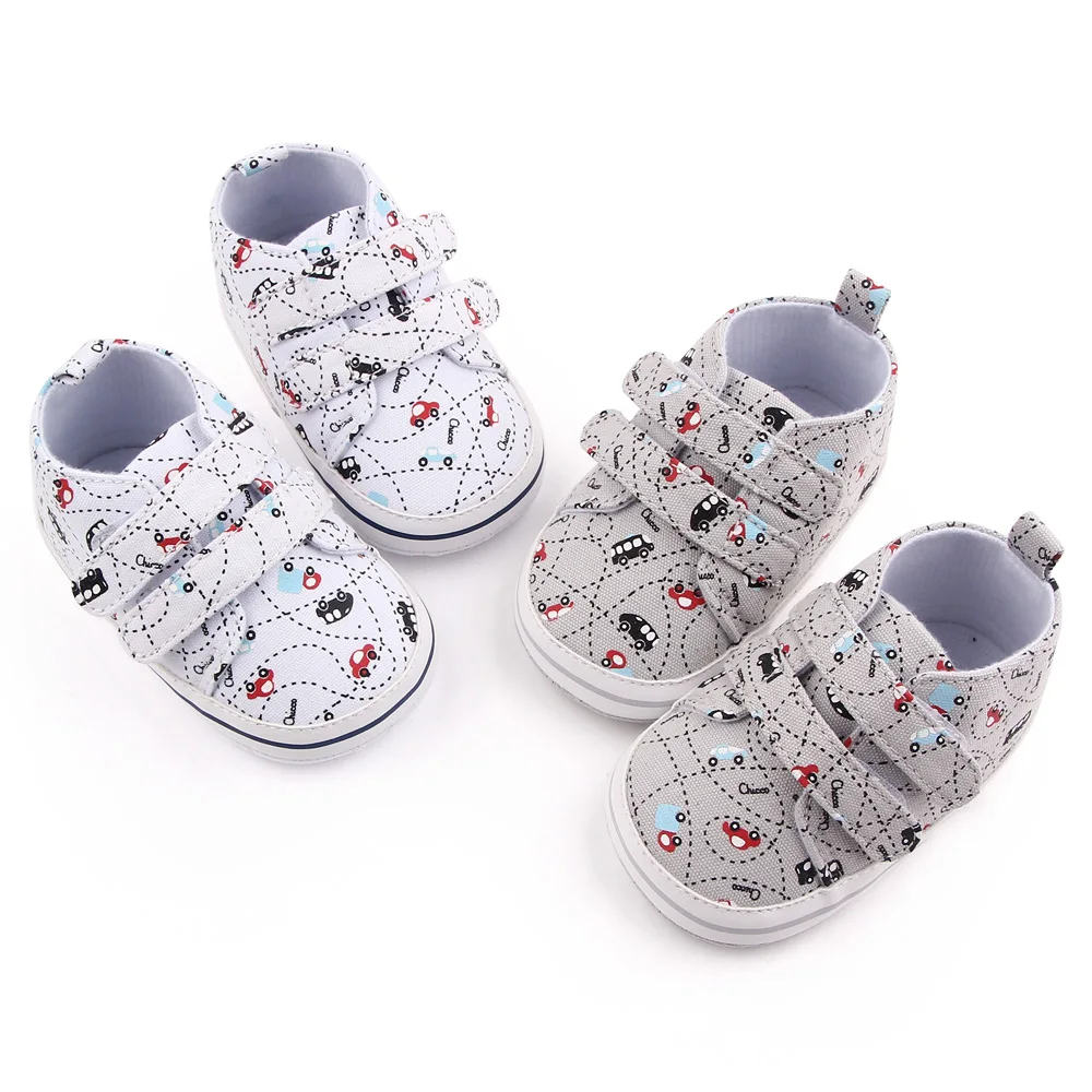 Newborn toddler shoes cartoon car casual baby shoes boys soft sole kids shoes