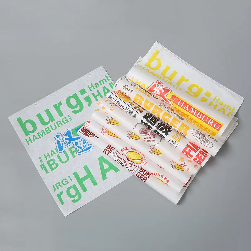 Custom Printing Food Packaging - Grease-Proof Wax Paper