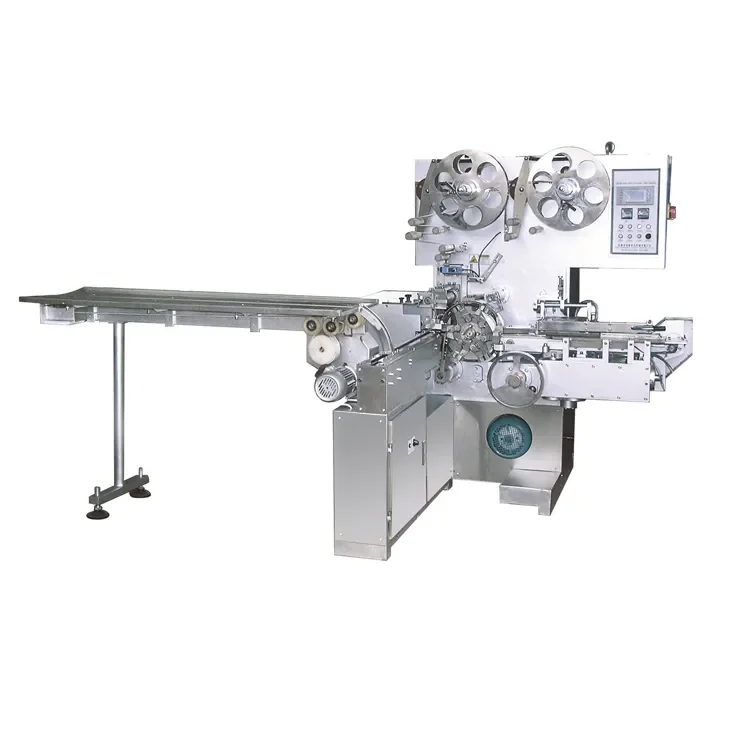 High Speed Automatic Maggi Chicken Bouillon Cube Folding Packing Machine Chocolate Cube Wrapping Machinery With Factory Price
