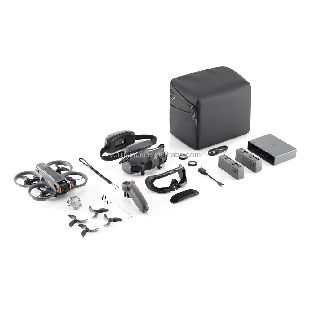 DJI Avata 2 Fly More Combo - Racing Drones with 3 Batteries