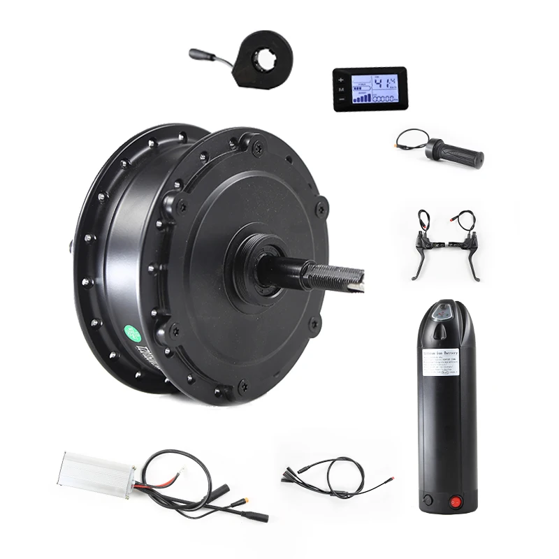 FRIKE Lithium Battery Kit Bike Electric 1000w48v Electric Bike Kit with  Battery Motor Instrument Electric Bicycle Kit