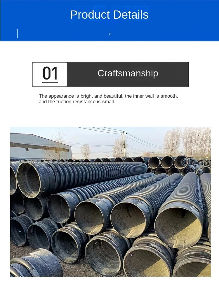 Krah Pipe For For Construction Drainage Sewage For Large Diameter ...