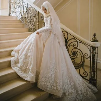Wholesale 2023 Muslim Wedding Dress Bridal Gowns With Hijab Dubai Wedding  Gown Bridal Dress Bridal Gown Wedding Dresses From m.alibaba.com