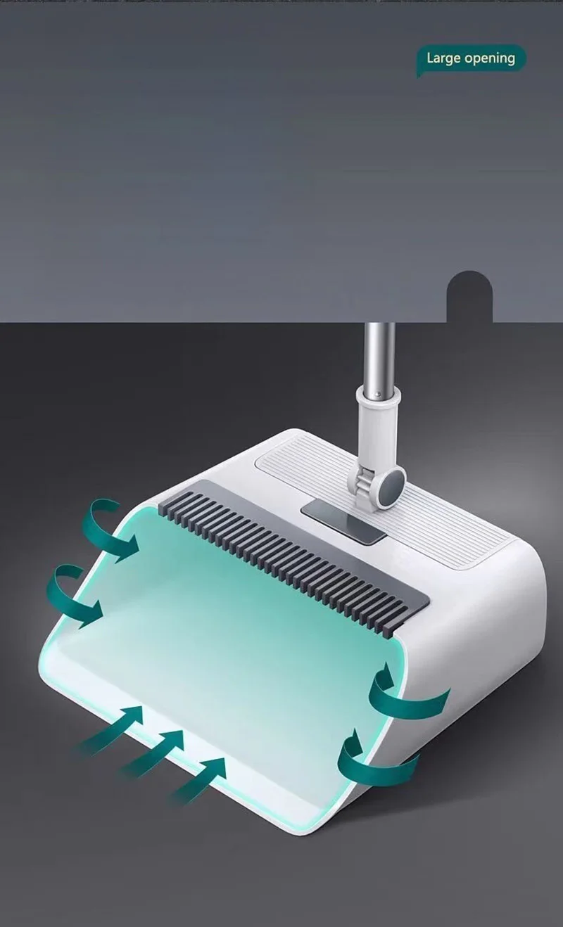 3合1可折叠旋转长刷套装新型方便家用清洁工具塑料扫帚钢扫帚