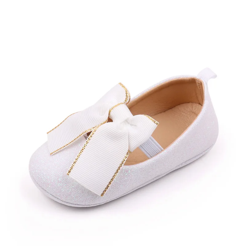 2025 Spring Autumn Summer White Princess Baby Infant Toddler Newborn Girl Shoes Party Evening Girl Pu Leather Shoes details