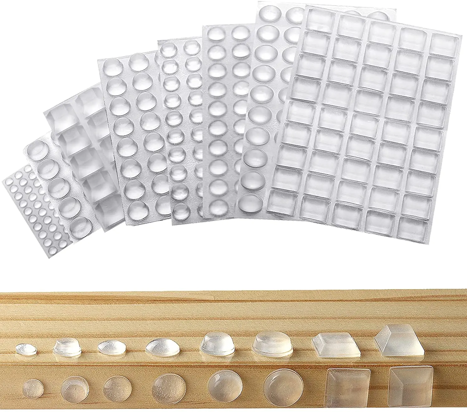 滑り止めゴムプラスチックバンパーショックアブソーバー 3m 8mm 10mm 