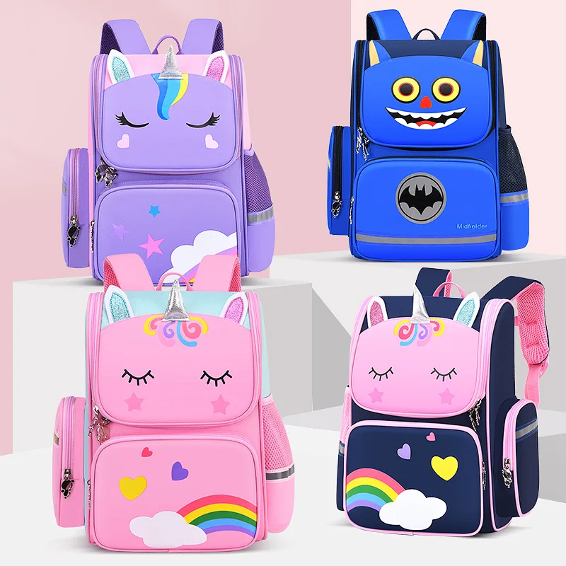 Cute Girls School Bags Children Primary School Backpack Satchel Kids Book Bag Princess Schoolbag