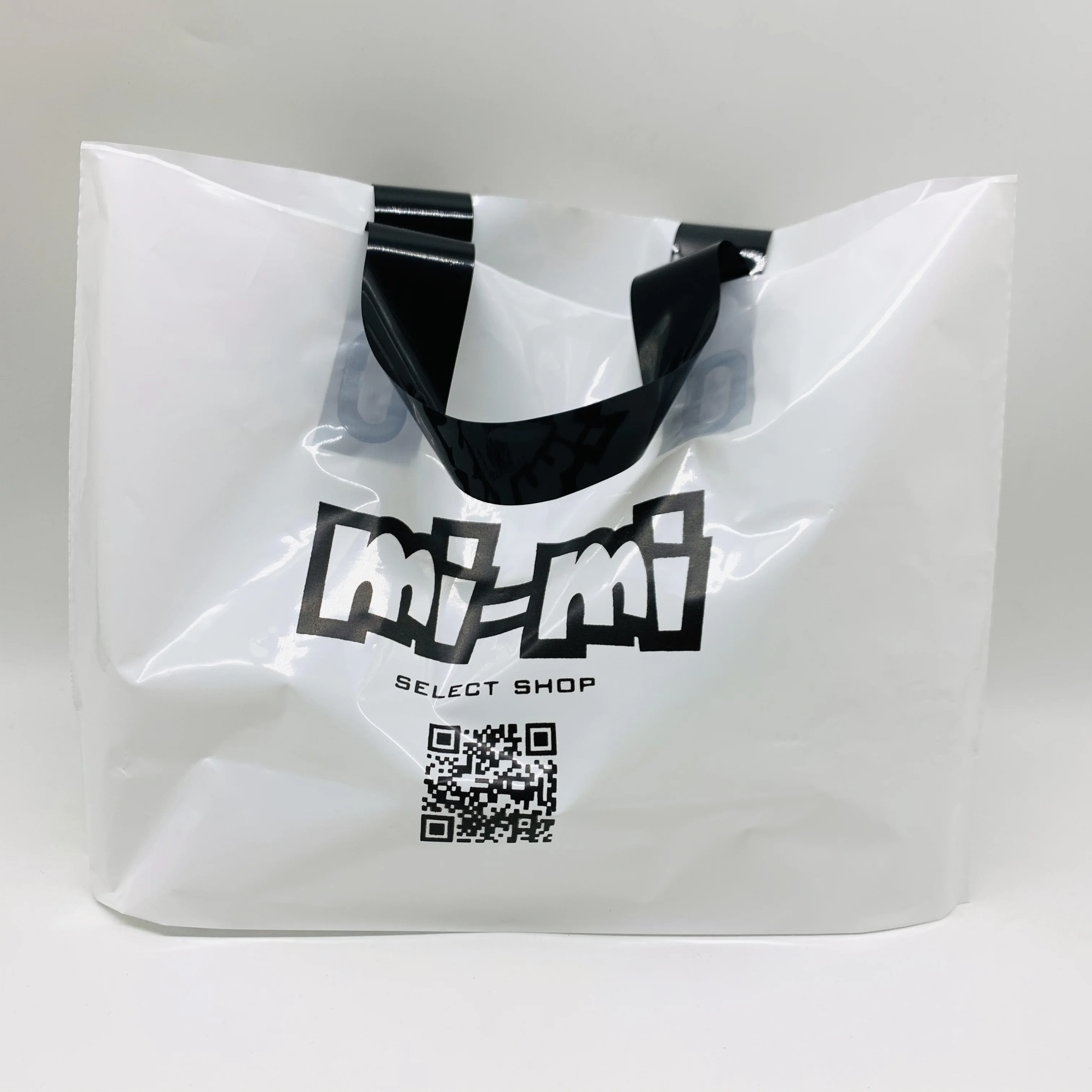 Printed 100 Biodegradable Plastic Carry Bags Size Small Thickness 2 mm