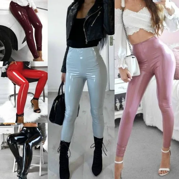 Autumn Women's Leather Pants Women 