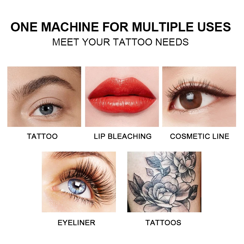 Pmuopular Korea Microblading Kit Micropigmentation Machine Pmu MTS Semi Wireless Permanent Makeup Machine
